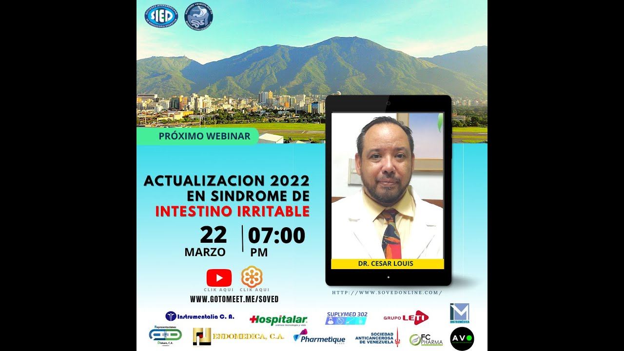 Actualización 2022 en síndrome de intestino irritable / Cesar Louis смотреть онлайн