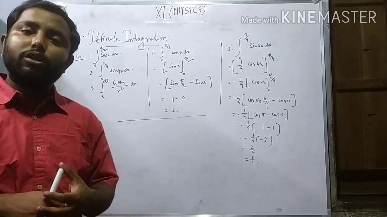 Mathametical physics of class XI : INTEGRATION (Part-02) смотреть онлайн