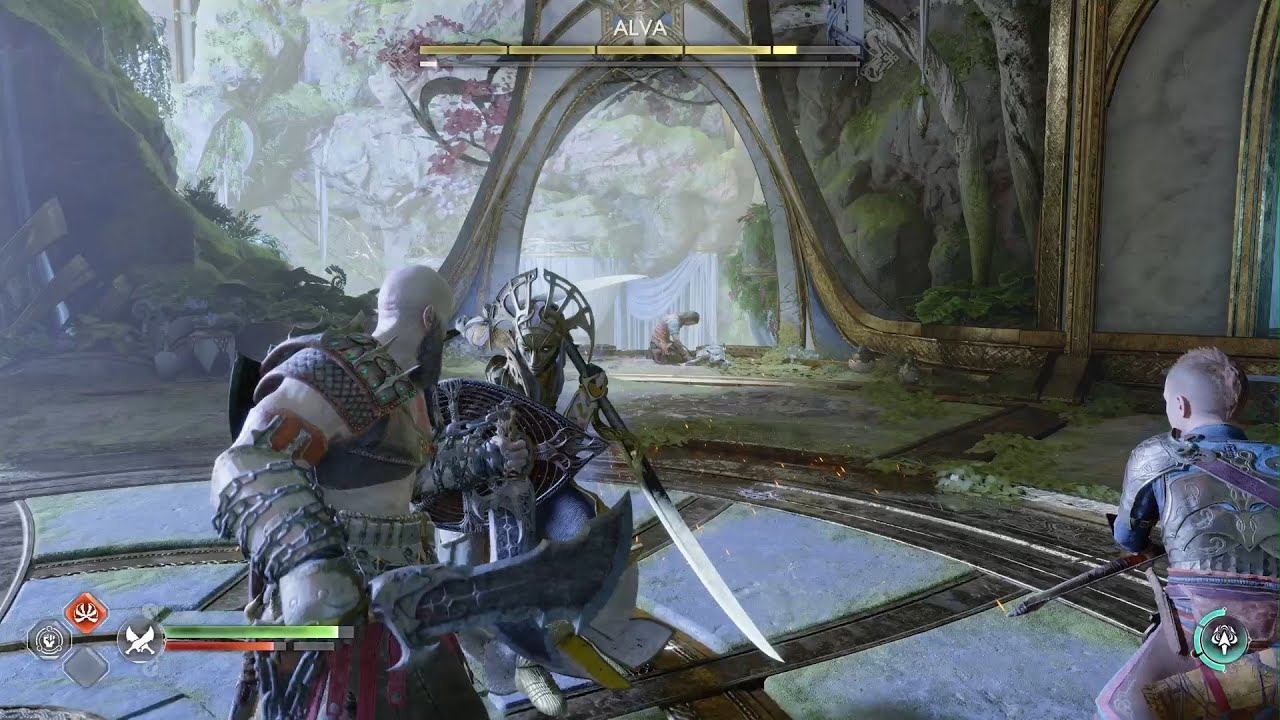 GOD OF WAR RAGNAROK | PS5 | ALVA Boss Fight | the Light elve смотреть онлайн