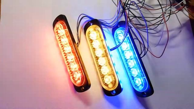 LED stroboskop - 6 LED SMD 3030, synchronizace смотреть онлайн