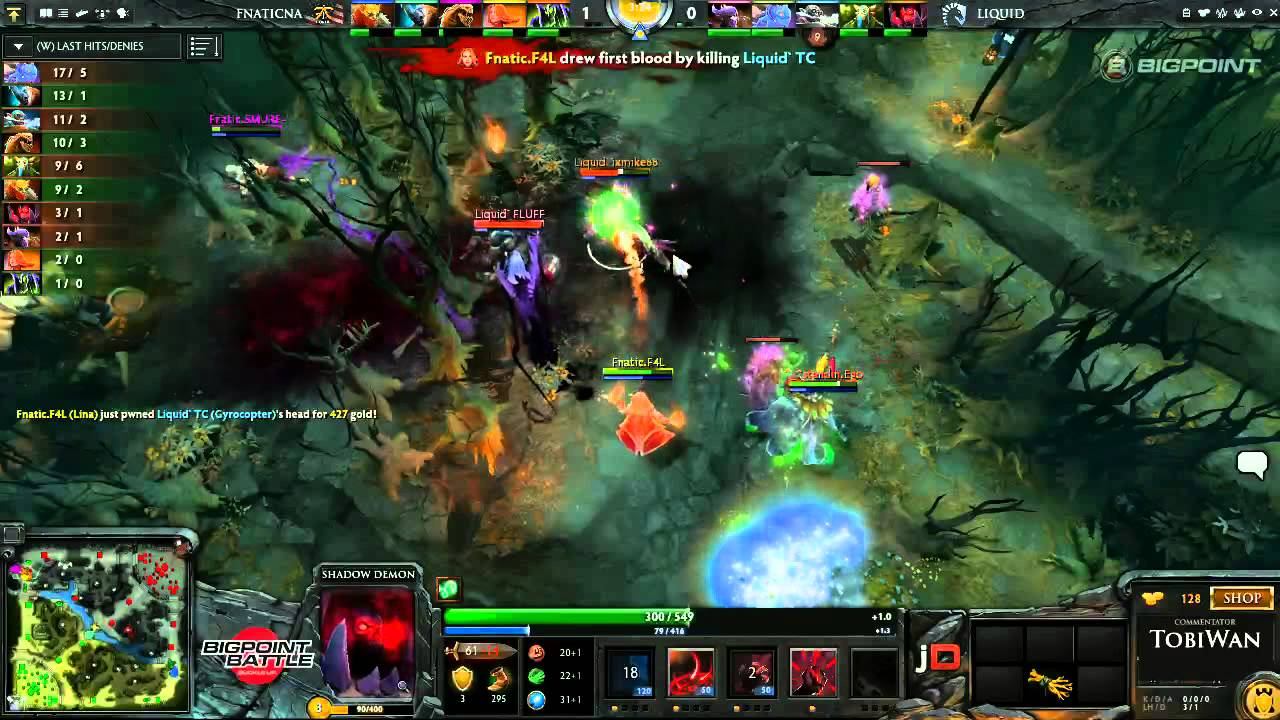 Team Liquid vs Fnatic NA Game 2 - Bigpoint Battle DOTA2 - TobiWan смотреть онлайн