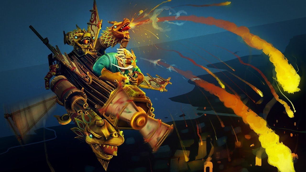 Играем за Gyrocopter в Dota 2 смотреть онлайн