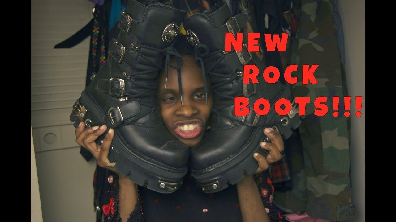 Most expensive shoes I own! New Rock Boots смотреть онлайн