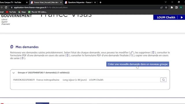 Comment Modifier mon formulaire France Visa ? смотреть онлайн