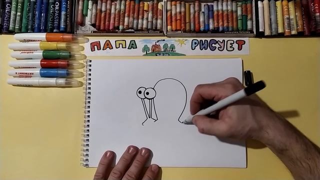 Как нарисовать Герри из СпачБоба / Урок Рисования / Hot TO Draw Gary From SpongeBob SquarePant смотреть онлайн