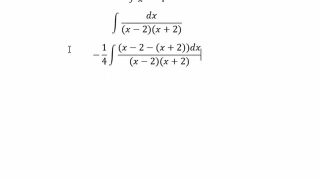 Calculus Help: Integral of 1/(x^2 - 4) - Integration by division смотреть онлайн