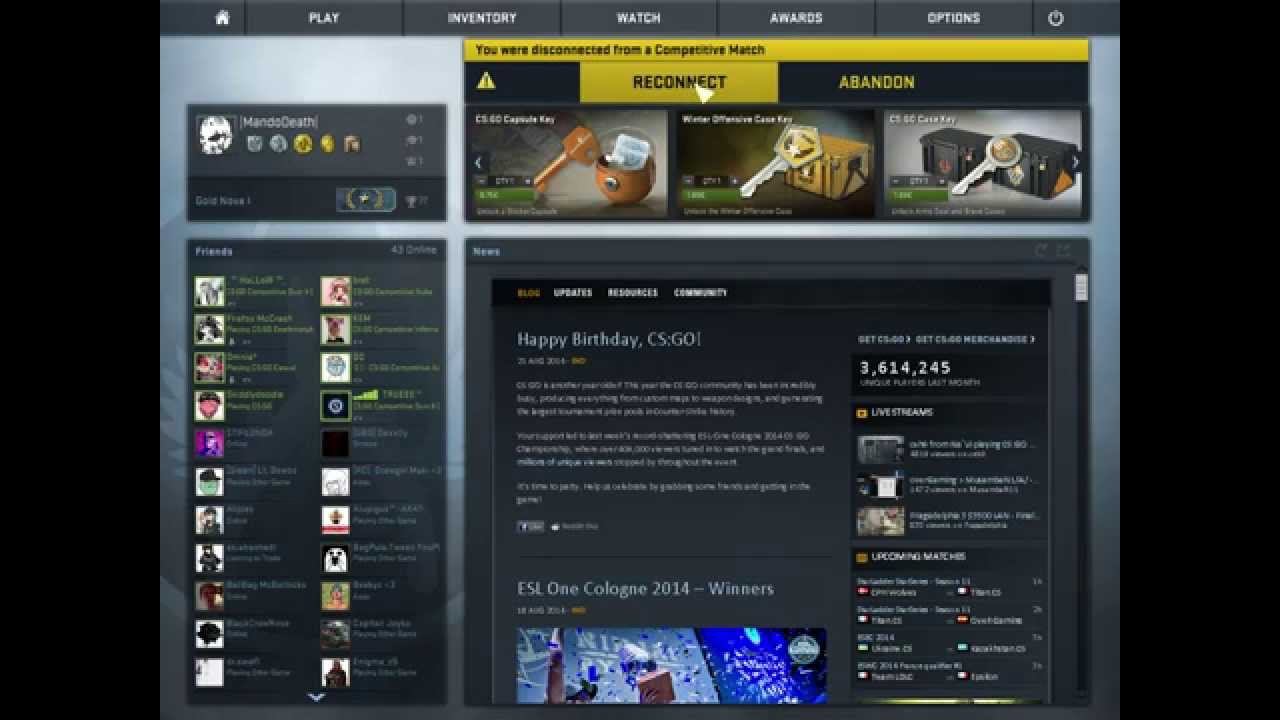 CS:GO Auto-Disconnect Problem смотреть онлайн