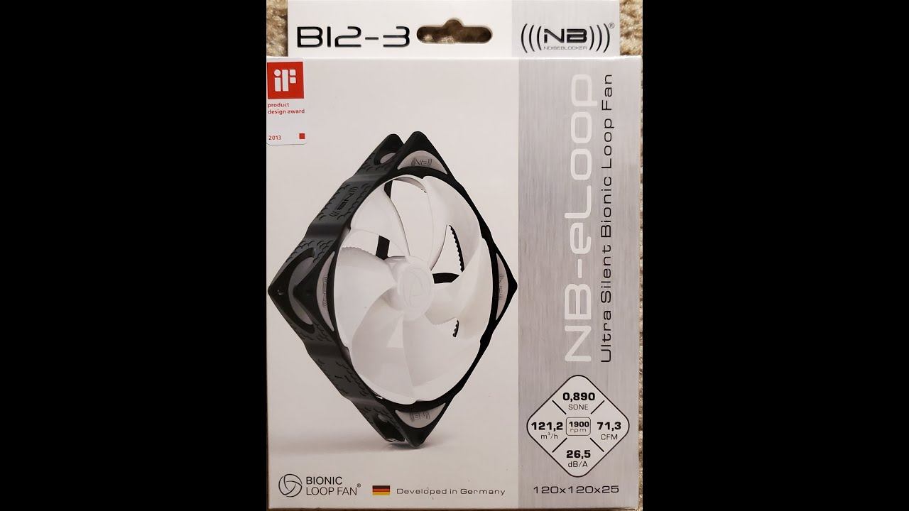Blacknoise Technologies Deutschland NB eLoop B12 3 120 3 pin Fan Review, Pt 1 смотреть онлайн