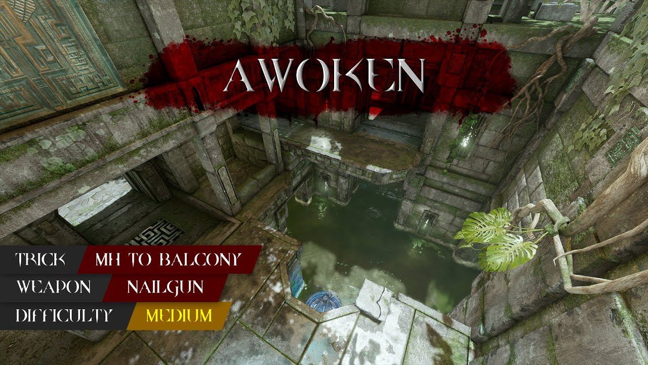 Quake Champions : Tricks School | AWOKEN : MH to Balcony (Fast) смотреть онлайн