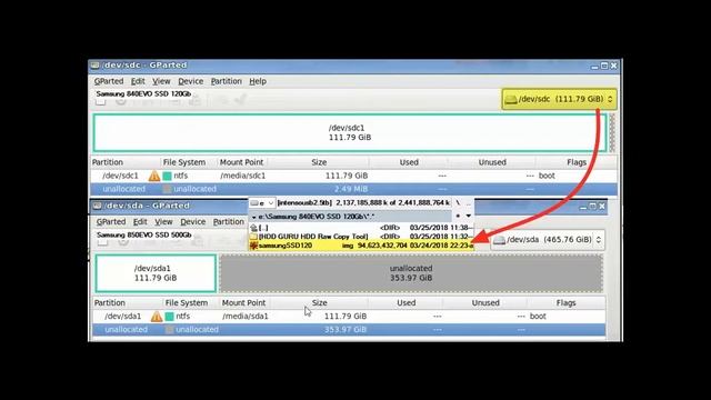SSD cloning with HDDGURU Raw Copy Tool смотреть онлайн