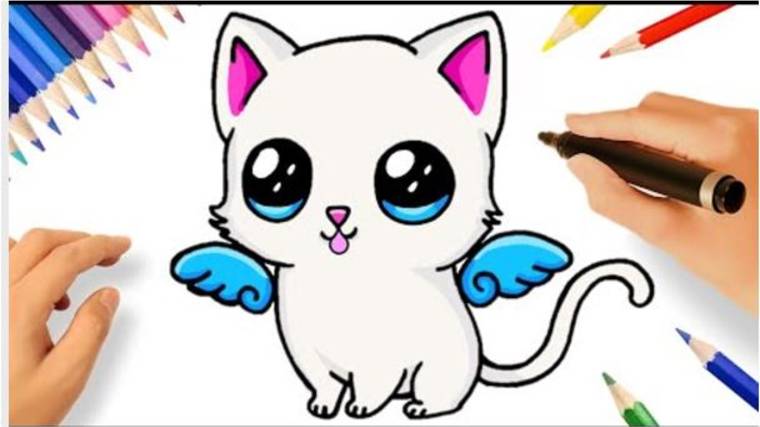КАК НАРИСОВАТЬ КОТЕНКА KAWAII