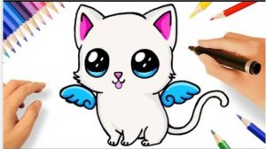 КАК НАРИСОВАТЬ КОТЕНКА KAWAII