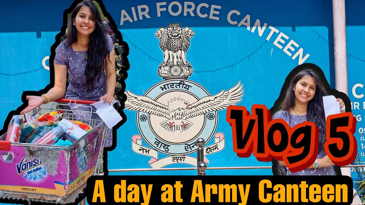 A Day at Army Canteen I Army Canteen Shopping I Desi Wanderer Vlogs I смотреть онлайн
