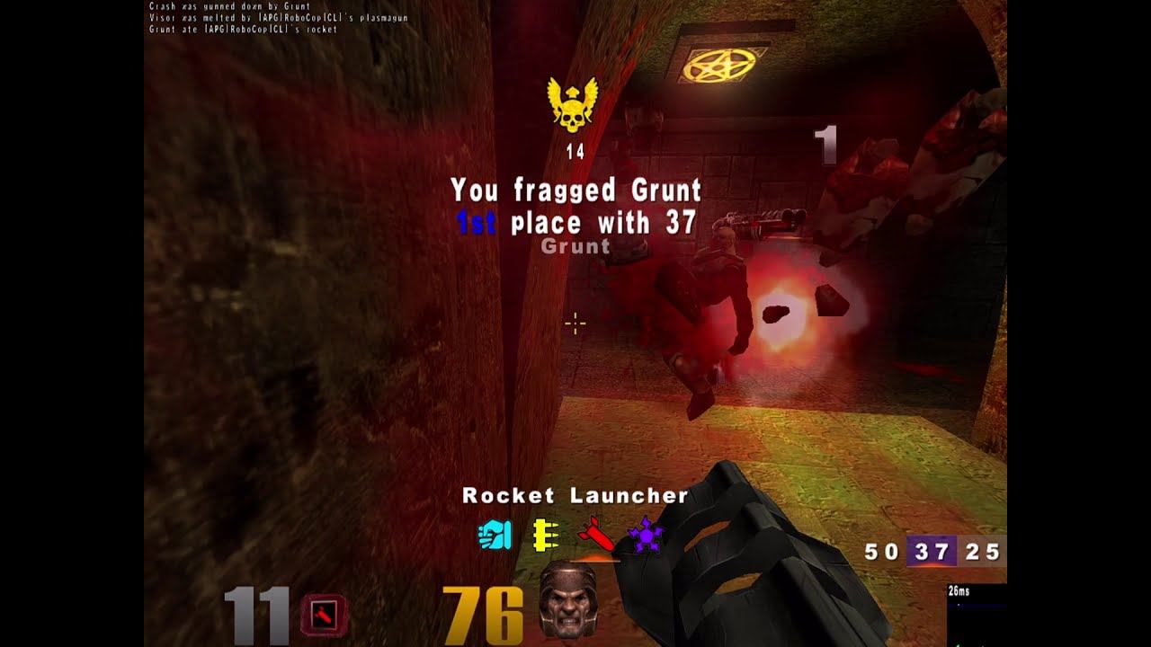 Quake3e + Q3A Reloaded HD-Overhaul смотреть онлайн