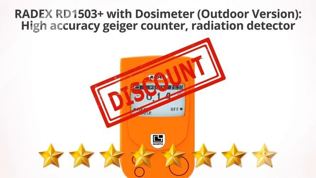RADEX RD1503+ With Dosimeter (Outdoor Version): High Accuracy Geiger  | Review And Discount