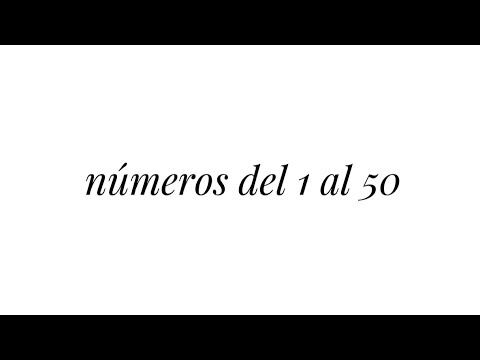 Números del 1 al 50 en español/Цифры от 1 до 50 на испанском языке смотреть онлайн
