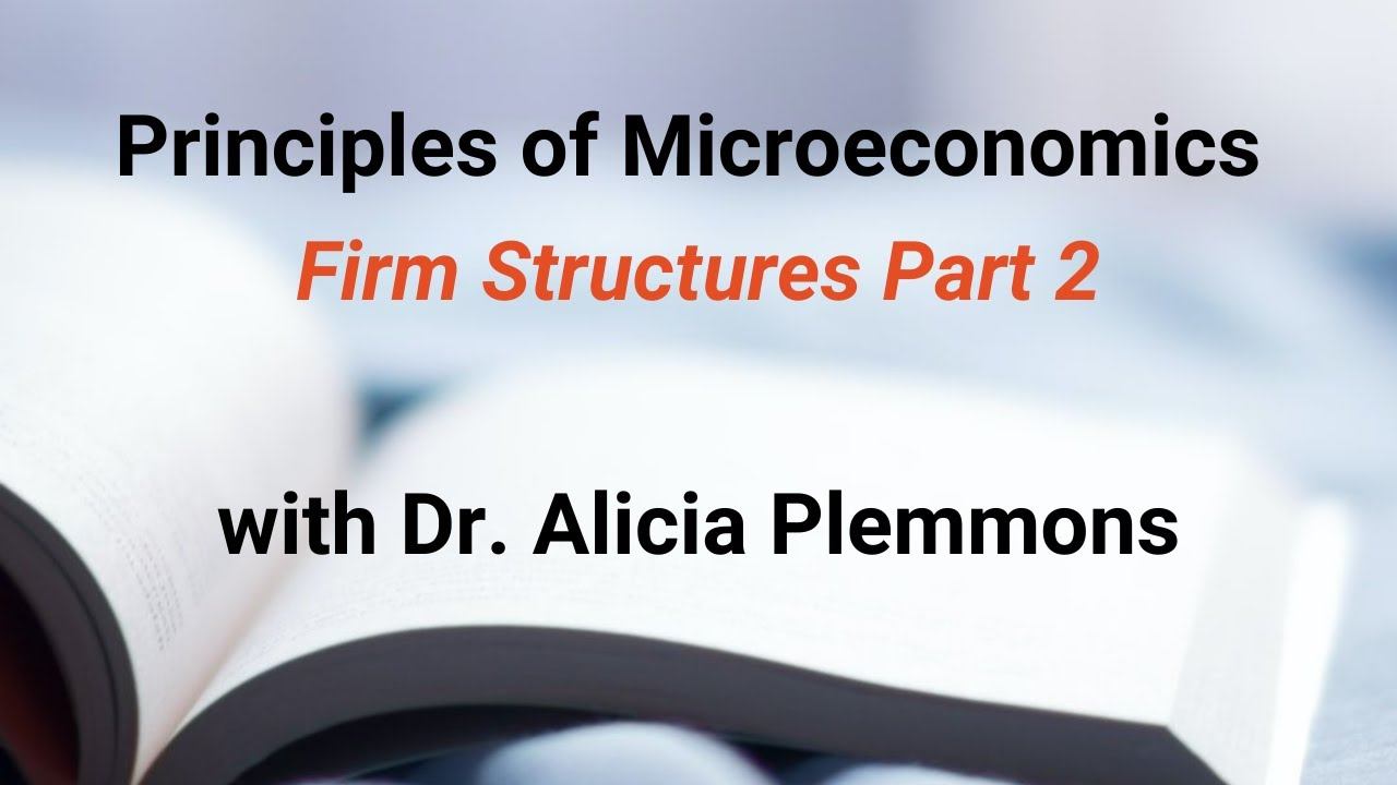 ECON 112 Ch 12 15 Part 2: Firm Structures смотреть онлайн
