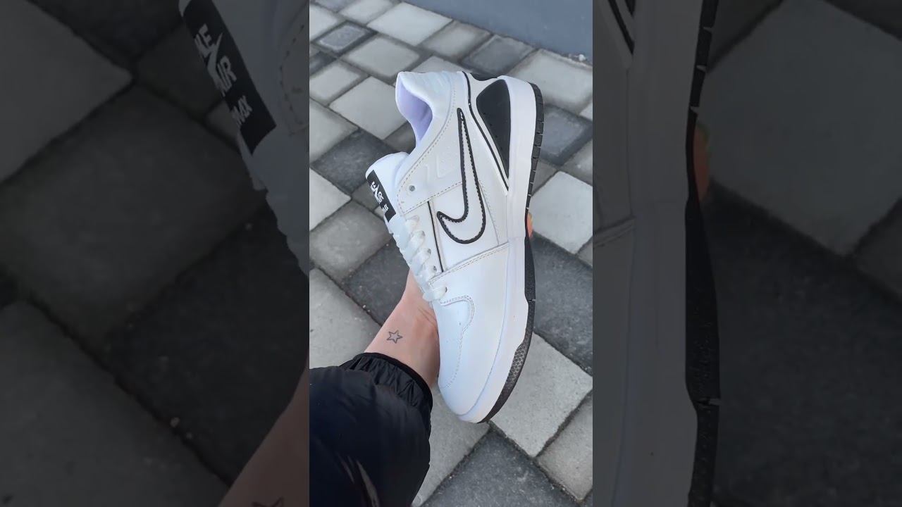 Подростковые кожаные кроссовки Nike (Найк), спортивные туфли белые, кеды Nб підл смотреть онлайн
