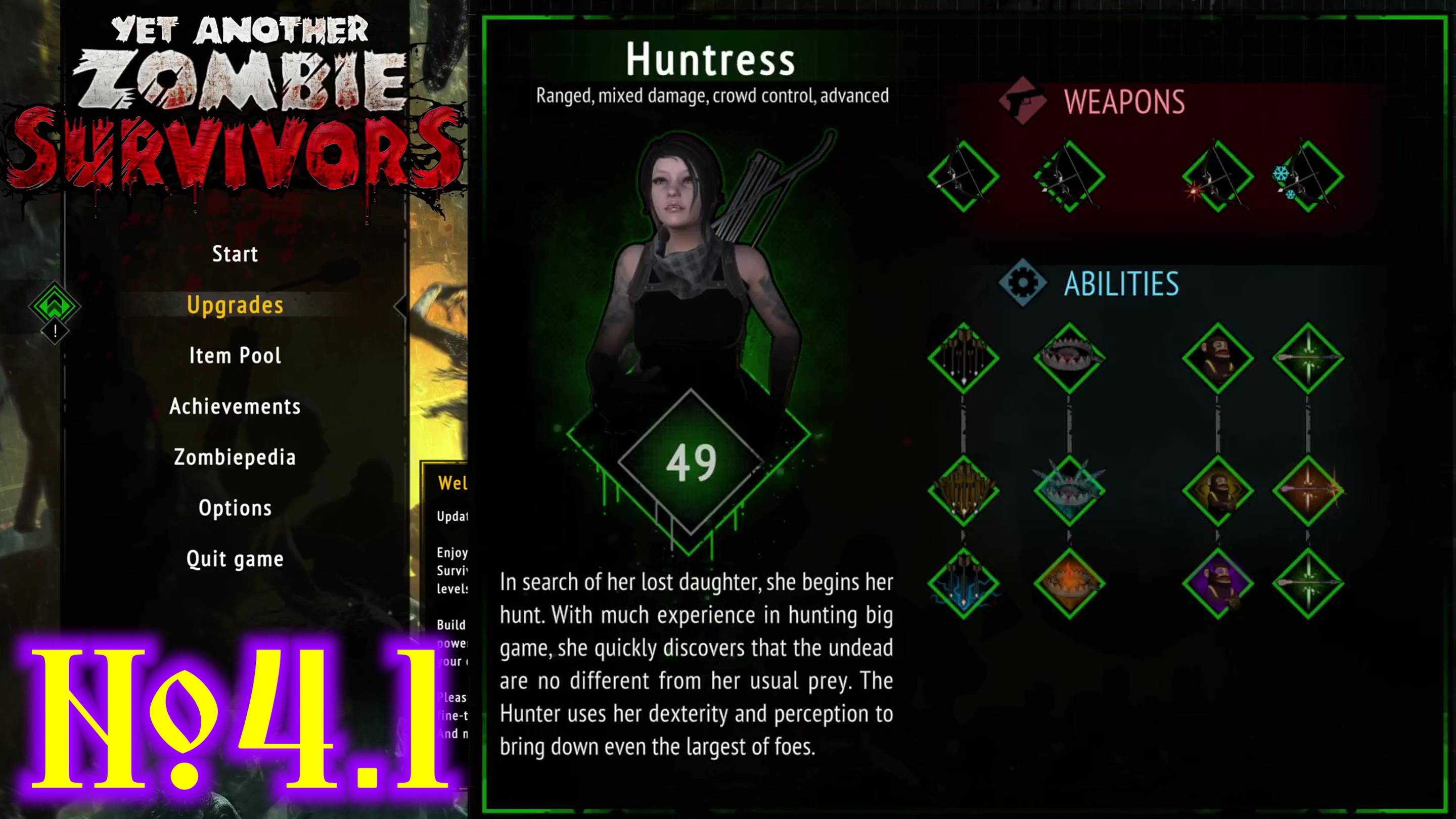 Yet Another Zombie Survivors №4.1 Huntress смотреть онлайн