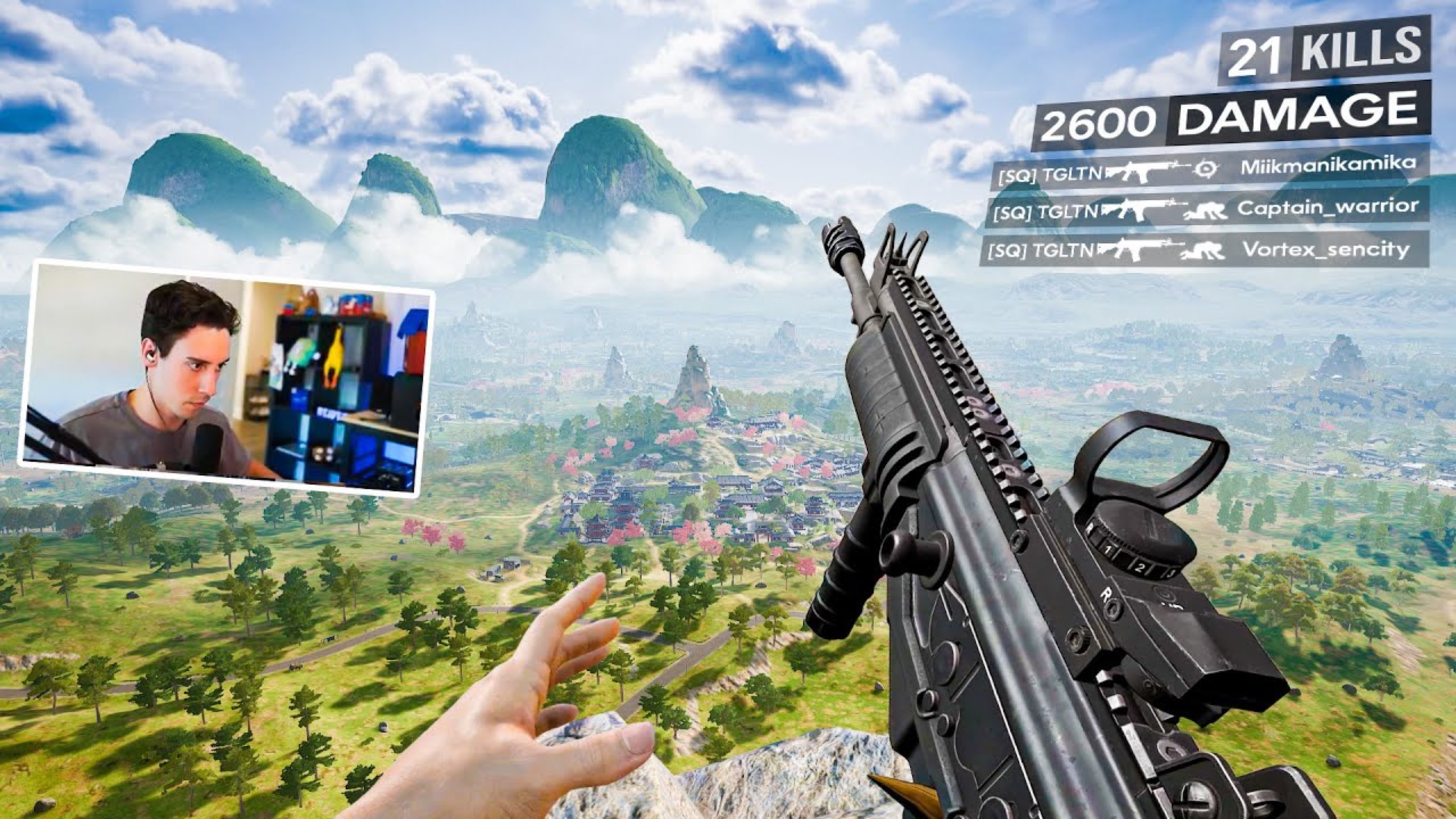 TGLTN Vs 1-MAN-SQUADS | 21 Kills | 2600 Damage (PUBG)