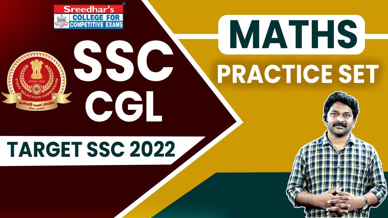 SSC CGL 2022 TIER-1 MATHS PRACTICE SET смотреть онлайн