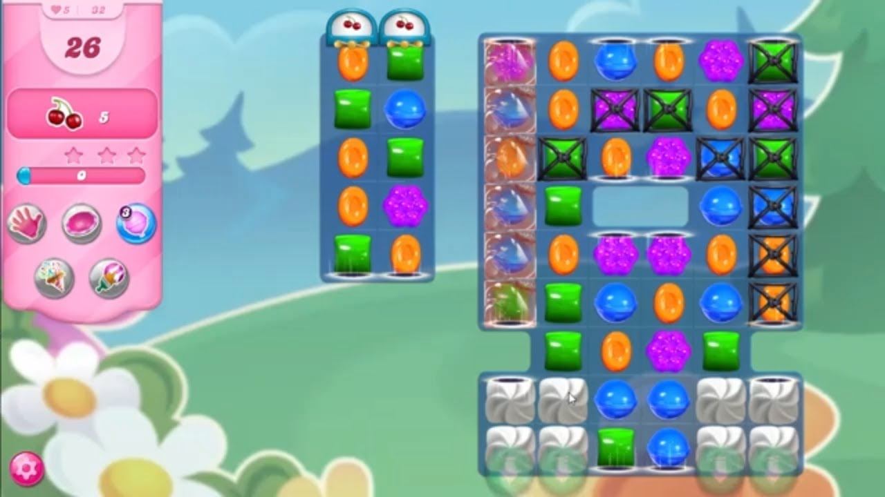 Candy Crush Saga LEVEL 32 NO BOOSTERS (old version) смотреть онлайн