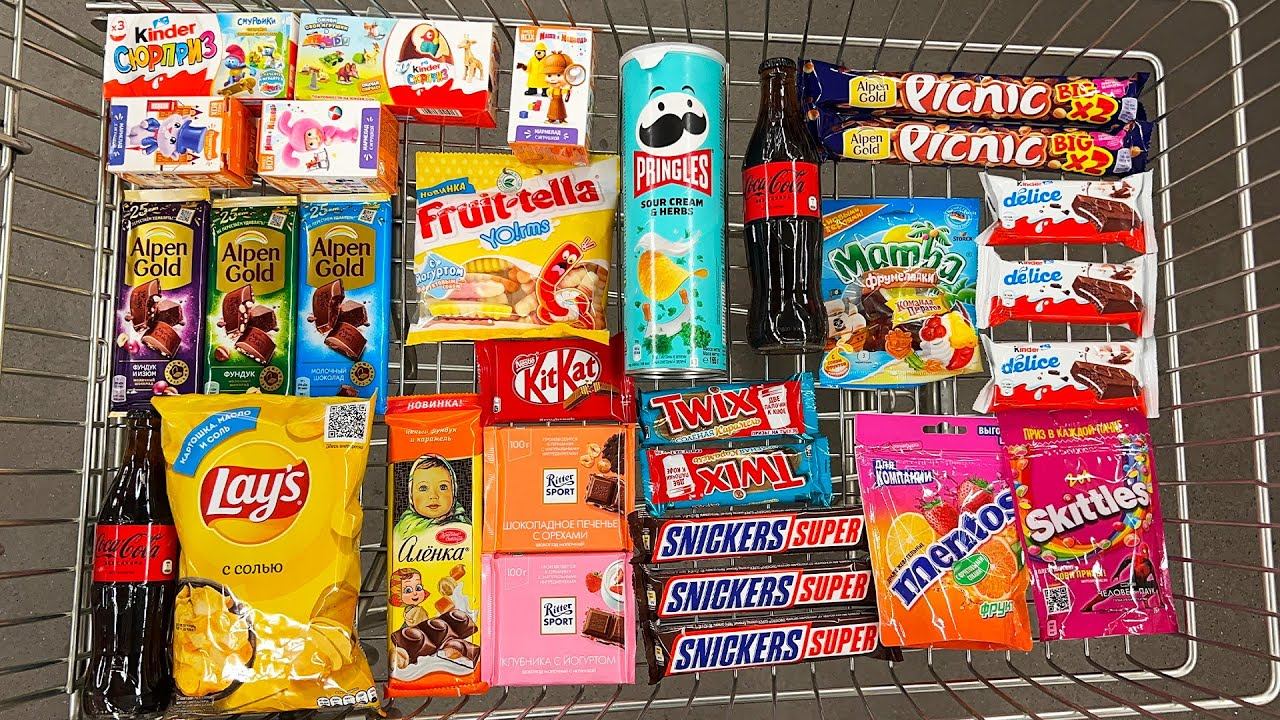 ASMR NEW Russian A Lot Of Candy And Sweets 2022  АСМР Успокаивающее и Расслабляющее видео для Души