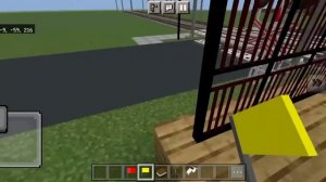 работаю дежурным по переезду в Майнкрафте пе