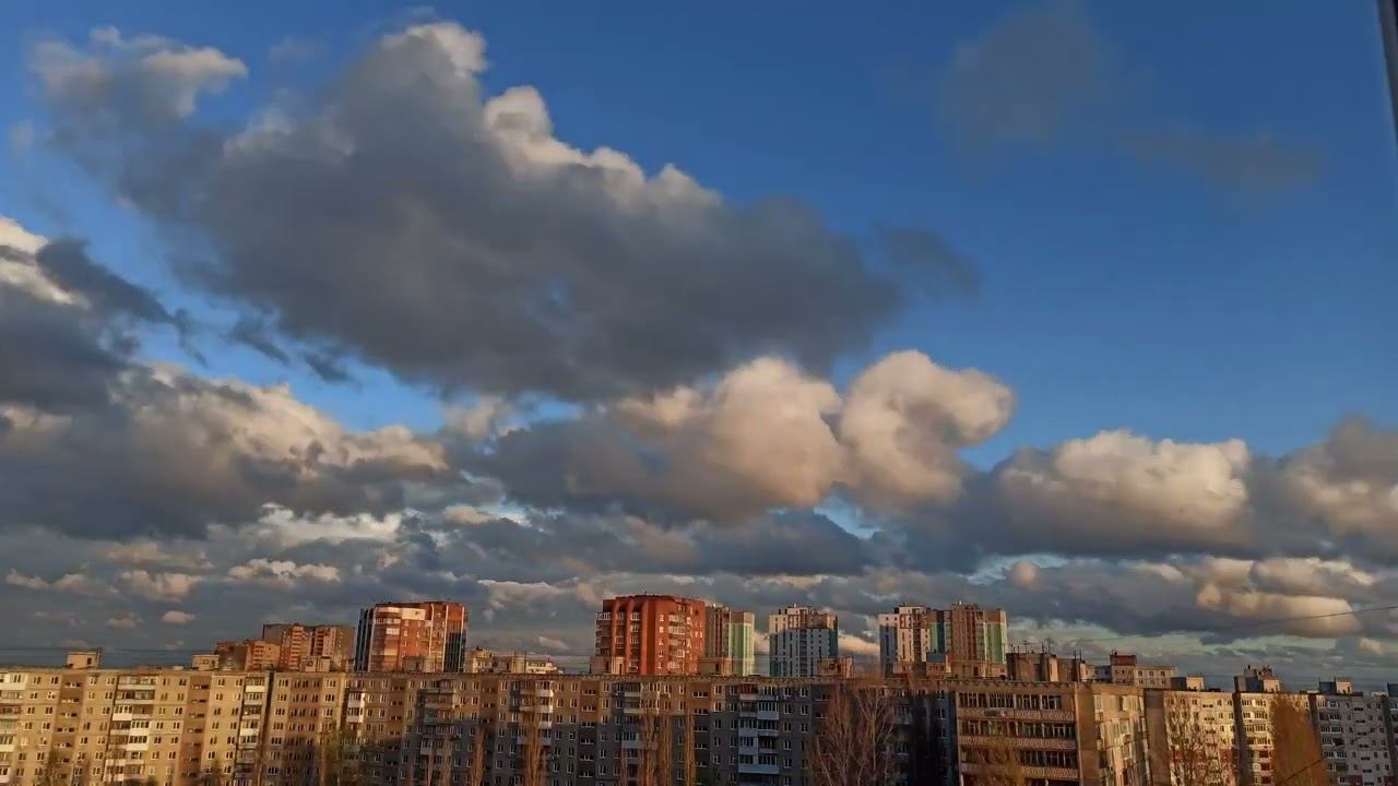 5 мая город Уфа, начало заката солнца смотреть онлайн
