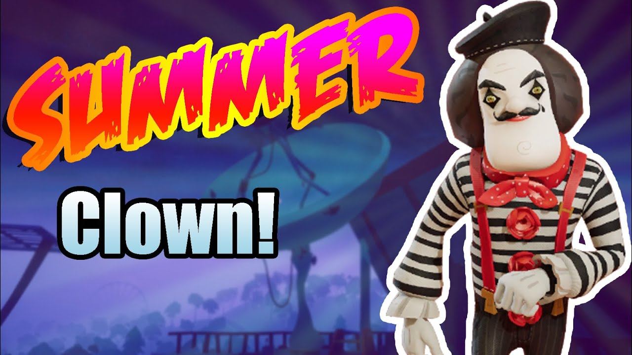 Clown Neighbor MIME Skin! | Secret Neighbor Gameplay