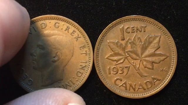 1937 Canada 1Cent Coin - The Ascension to the Throne of George VI смотреть онлайн