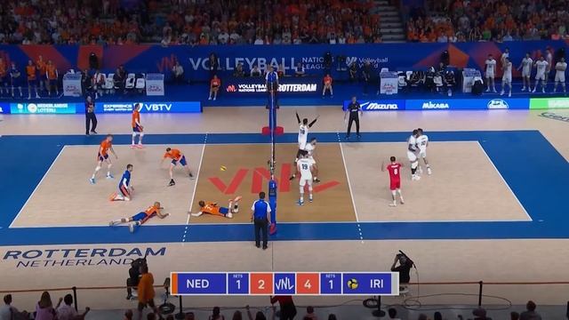 VOLLEYBALL NATIONS LEAGUE 2023 | Amin ESmaeilnejad Performance in Iran Vs NED match смотреть онлайн
