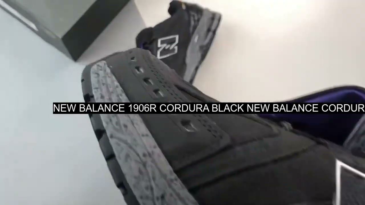 [UNBOXING] New Balance 1906R Cordura Black New Balance Cordura M1906ROC смотреть онлайн