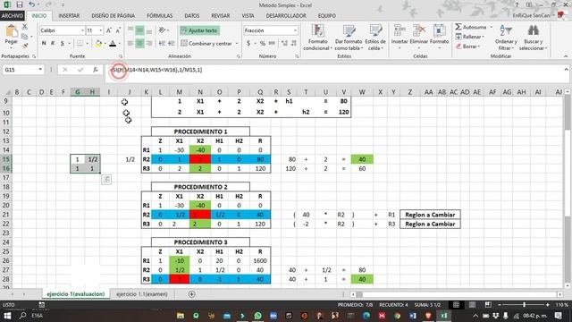 Metodo Simplex en Excel смотреть онлайн