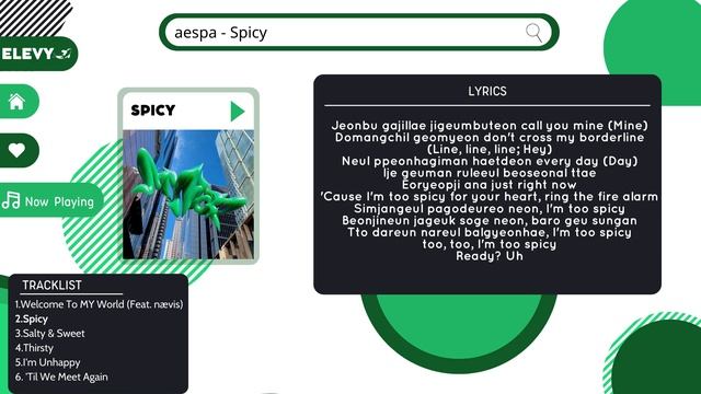aespa - Spicy (Instrumental with backing vocals) |Lyrics| смотреть онлайн