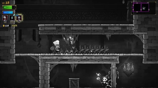 Черно белый вампир в Rogue Legacy 2. прохождение 8 смотреть онлайн