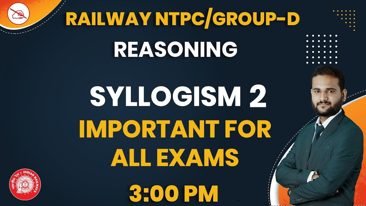 Reasoning | Railway NTPC | Group D | By Lavish Mahendras | Syllogism | 3:00 pm смотреть онлайн