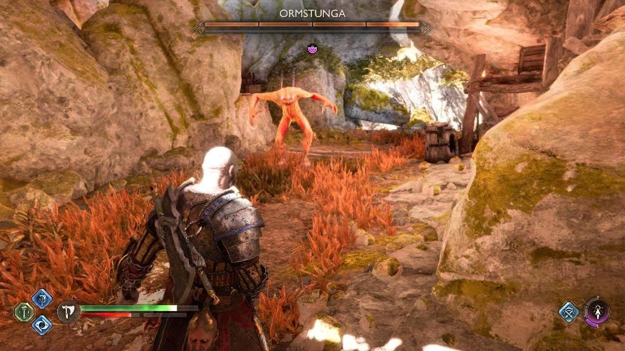 God of War Ragnarök Ormstunga Boss Fight #godofwar #godofwarragnarok #gaming смотреть онлайн