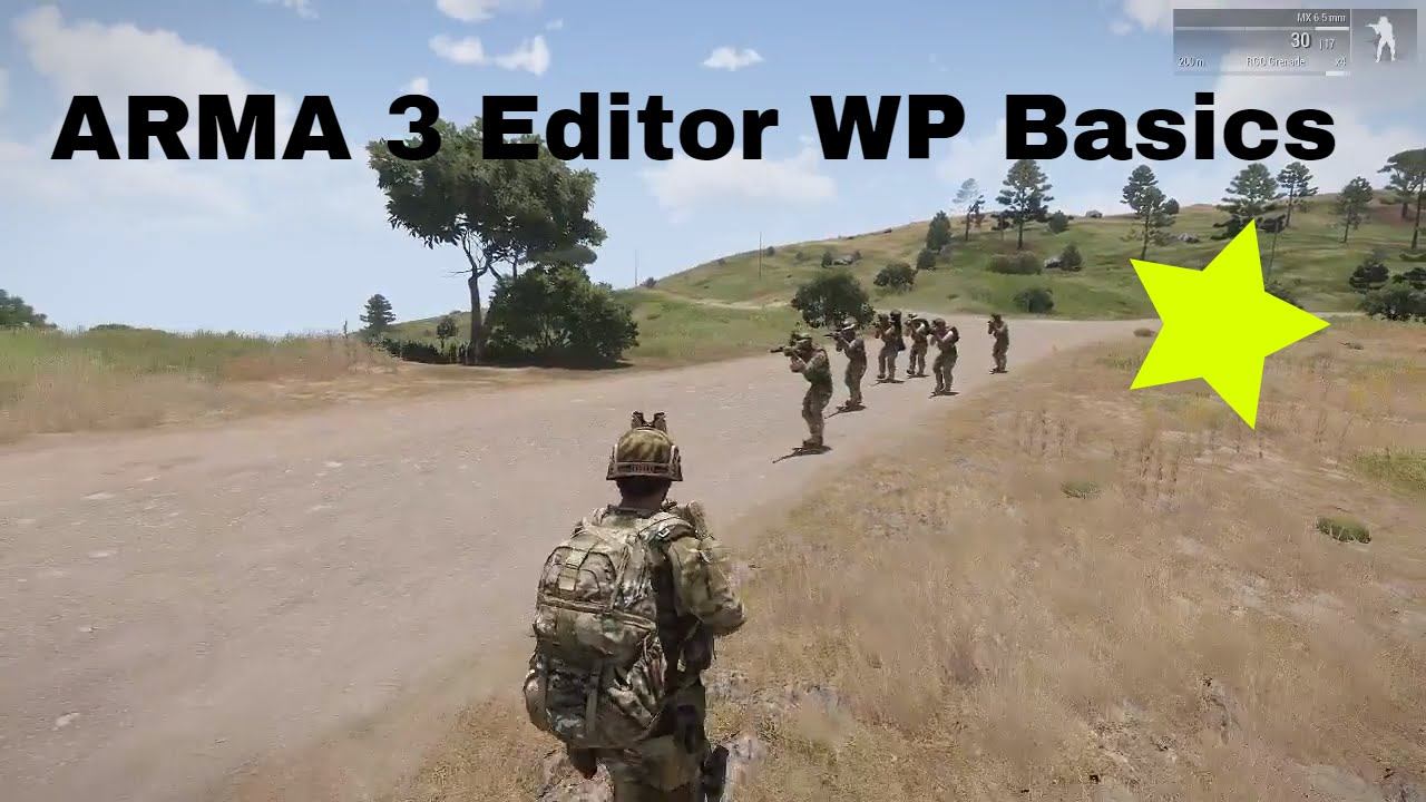 ARMA 3 EDITOR The EASY way to use WAYPOINTS смотреть онлайн