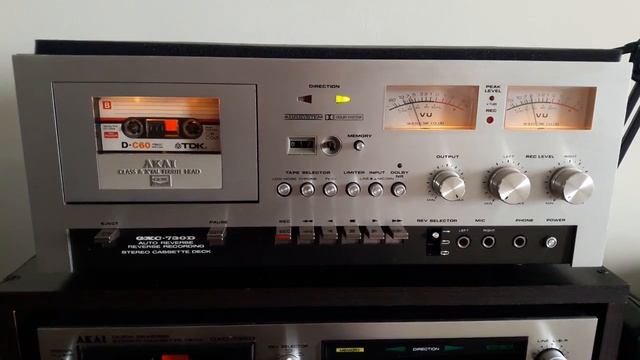 Vintage cassette deck AKAI GXC-730D смотреть онлайн