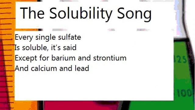 Chemistry: Solubility Song смотреть онлайн