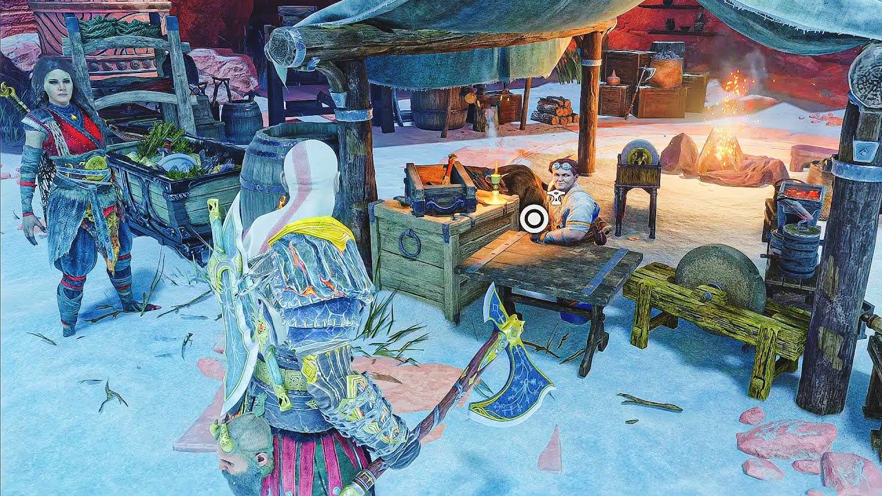 Lunda talks about Kratos' muscles смотреть онлайн
