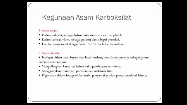 Asam karboksilat dan ester смотреть онлайн