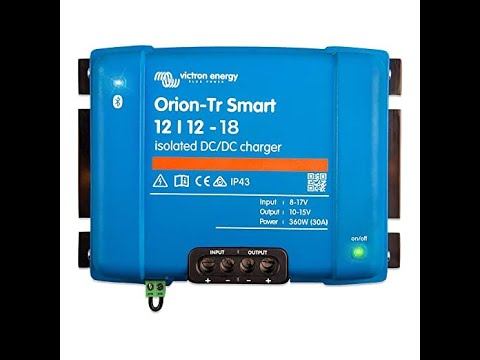 Victron Orion smart 12/12 volt charger to connect to any other battery bank смотреть онлайн