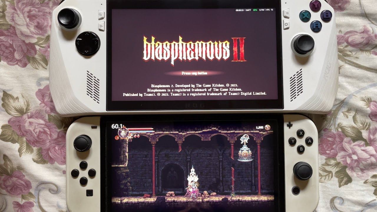Blasphemous 2 - Nintendo Switch 60 fps | Asus Rog Ally (pc handheld) смотреть онлайн