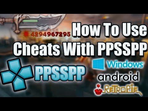 How to use cheats in every ppsspp emulator games смотреть онлайн