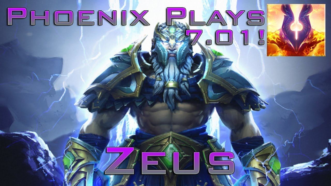 Dota 2 - Phoenix Plays Zeus (7.01) - League of the Heroes of Newerth смотреть онлайн