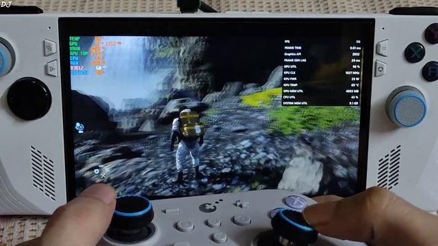 Rog Ally Death Stranding AFMF vs Lossless Scaling Frame Generation Performance Analysis Radeon 780M смотреть онлайн
