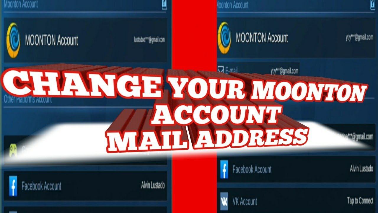 Solved !!! Change Your Moonton Email Address Mobile Legends | Unbind/Remove Moonton Account 2020