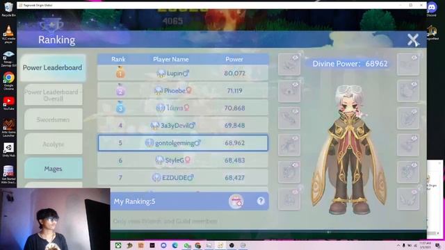 RAGNAROK ORIGIN - BUILD TOP 5 WIZARD 68K CP F2P смотреть онлайн